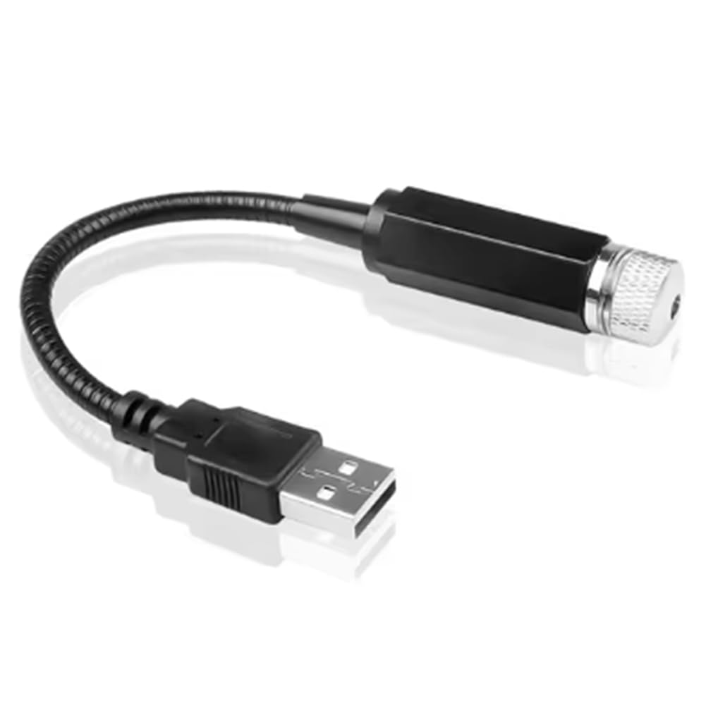 Atmosphere Star Night Light Projector Mini LED Galaxy Lamp Car Roof USB Decorative for Auto Roof Room Ceiling Decor Red