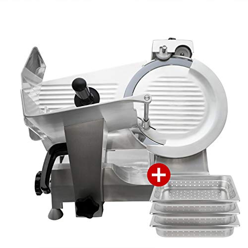 Commercial Meat Slicer 14 Inch Blade, Heavy Duty Food Slicer Aluminum Deli 1/2 Hp, Preppal Ppsl-14 #TOP16
