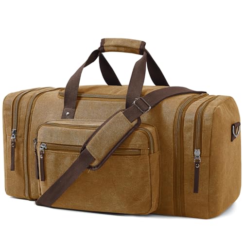 EKOROMIER �L�����o�X�_�b�t���o�b�O ���s�p 45L �_�b�t���I�[�o�[�i�C�g�E�B�[�N�G���_�[�o�b�O�A�A�[�~�[�O���[���A�g���\�ȃL�����o�X�g���x���o�b�O