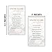 Snowglobe Tumbler Care Instruction Cards 50pk 2x3.5” How To Clean Homemade for Clients Do’s and Dont’s Reorder Business