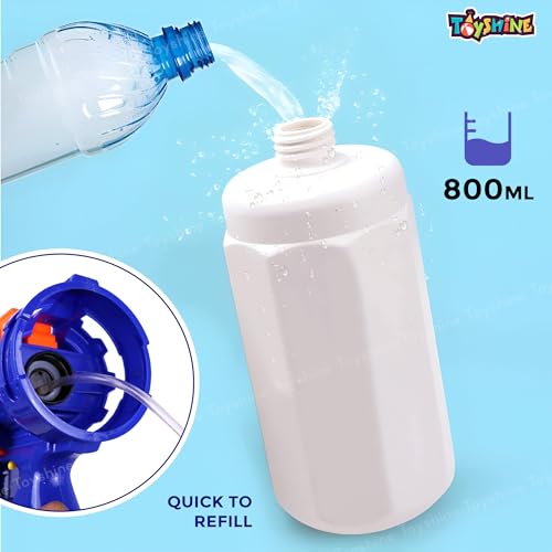 Image of Toyshine 800ml Tank Capacity Long Range High Air Pressure Spray Water Gun for Summer Swimming Pool Party Holi Water Toy Gun for Girls Boys Kids 3+
