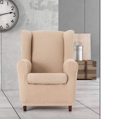 Housse élastique Troya Mod/8 pour fauteuil à oreilles avec ajustement extensible - 4