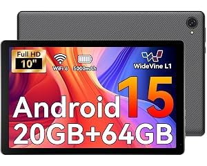 Image of Jeazans Android Tablet, 10.1 Inch Tablet, Octa-core CPU, 20GB RAM 64GB ROM 1TB Expansion