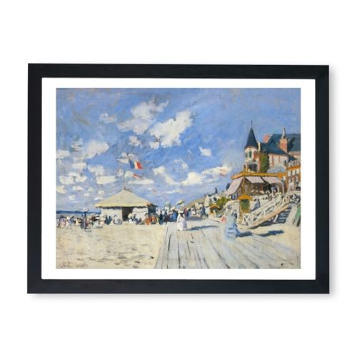 Claude Monet Monet trouville Affiche encadrée grand format décoration murale