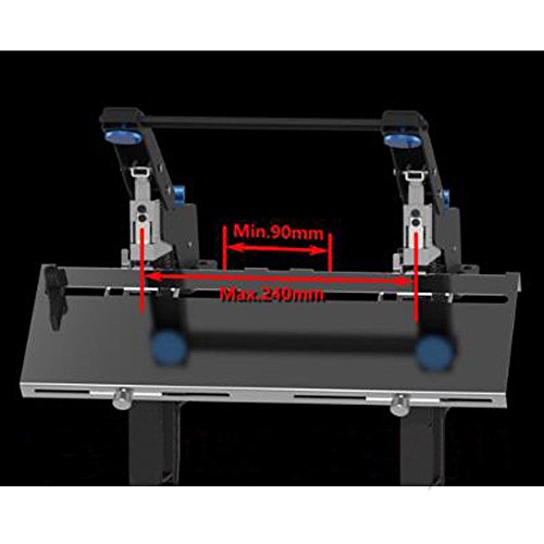 2In1 Manual Double Heads Stapler Office Saddle Stitching Machine Heavy Duty Flat Stapler 6.5Mm #TOP2
