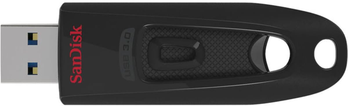 Sandisk Ultra USB Flash Drive, 256 GB, Black (SDCZ48-256G-A46)
