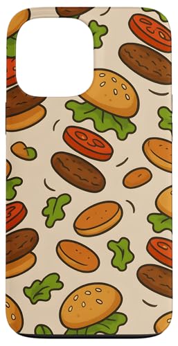 Funny Burger Explosion Cartoon Foodie Humor X}zP[X iPhone 13 Pro Max p