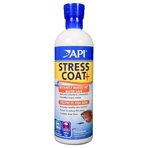 API STRESS COAT Aquarium Water Conditioner 16-Ounce Bottle