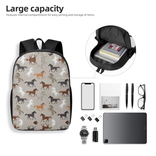 Mochila para laptop unisex negra que alivia el peso diario con un diseño informal 6