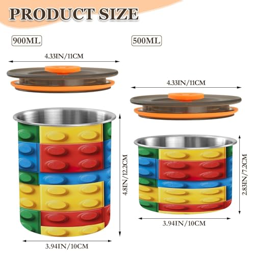 Contenedor de almacenamiento al vacío para café de acero inoxidable 30oz miniatura 3