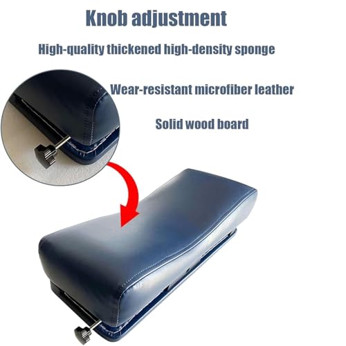 Tabla aceleradora quiropráctica con placa de compresión lumbar en forma de U, ajuste con perilla, capacidad de carga fuerte, cuero transpirable para columna lumbar y articulaciones miniatura 3