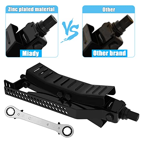 Miady Rv Wheel Chock 2 Sets, Heavy Duty X Shaped Camper Wheel Chock Stabilizer For Rv Travel Trailer Tires #TOP2