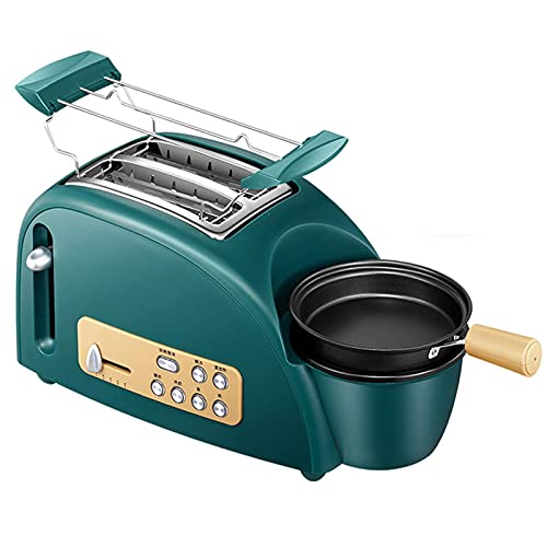 Frühstücksmaschine Multifunktions-Toaster 1200W Mit Mini-Bratpfanne Und Dampfplatte, Multifunktions-Frühstücksmaschine…