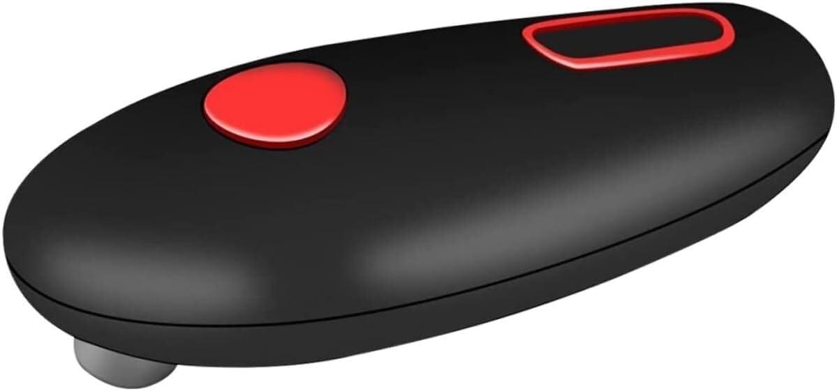 Tin opener，5pcs Electric Can Opener for Home Electric Tin Opener Can Opener Stainless Steel Automatic Can Opener for Seniors Electric Can Opening, 16.5x6cm, Black