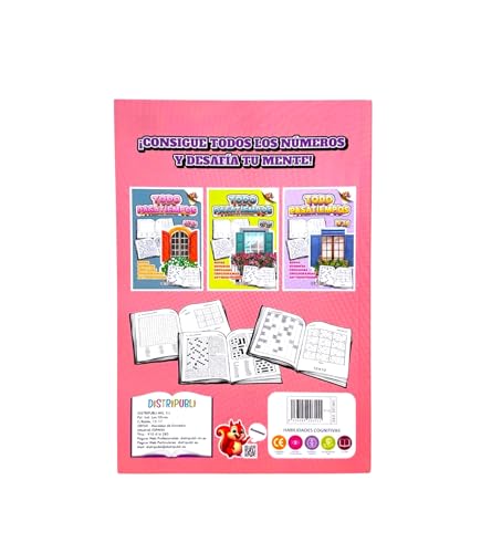 Alle Hobbys für Erwachsene, Packung mit 4 Stück sind 344 Übungen plus Lösungen, Buchstabensuppen, Sudokus, Kreuzworträtsel, selbstdefinierte und Kreuzzüge, neue Modelle Vol. 9,10,11,12