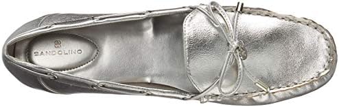Bandolino Women's Victor Loafer, Silver, 6.5 | Image 4