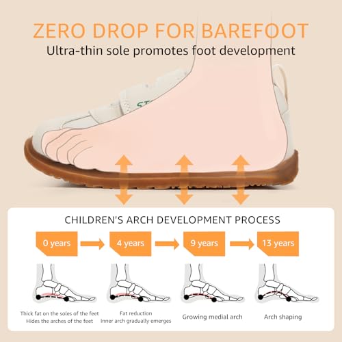 Image of STQ KIDS Toddler Wide Toe Box Shoes Boys Girls Barefoot Sneakers