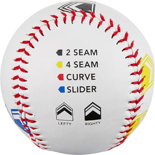 SKLZ Pitch Training Baseball with Finger Placement Markers, White, 1 by SKLZ - Image 2
