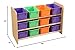 Wood Designs See-All Storage with (12) Assorted Pastel Trays