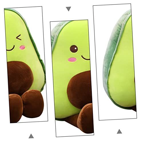 LIFKOME 1Pc Travesseiro De Abacate Travesseiro De Pelúcia Bicho De Pelúcia Recheado Guacamole Brinqu