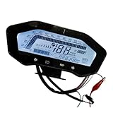 Odómetro Pantalla De Pieza, Voltaje Ajustable 72v-120v, Velocidad Km O Milla/h Para Scooter, Instrumento, Triciclo, Motocicleta, Atv, Utv, Buggy