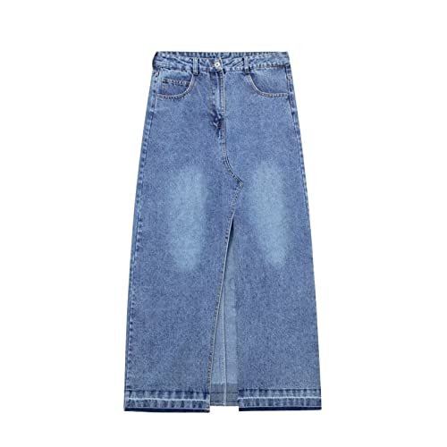 Jupe en peau de serpent bleu confortable pour sublimer vos formes