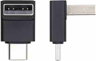 QIANRENON 4 Adattatori USB A A USB C 90° - 10Gbps, Ricarica QC60W/PD15W, Alloggiamento Alluminio - Foto 7