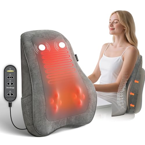 Back Massager with Heat, Neck Back Massager for Pain Relief Deep ...