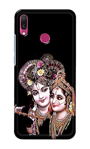 Image of Printed Hard Back Cover Case for Huawei Y6 2019 | Huawei Y6 Prime 2019 Back Cover (Radha Krishna) -203