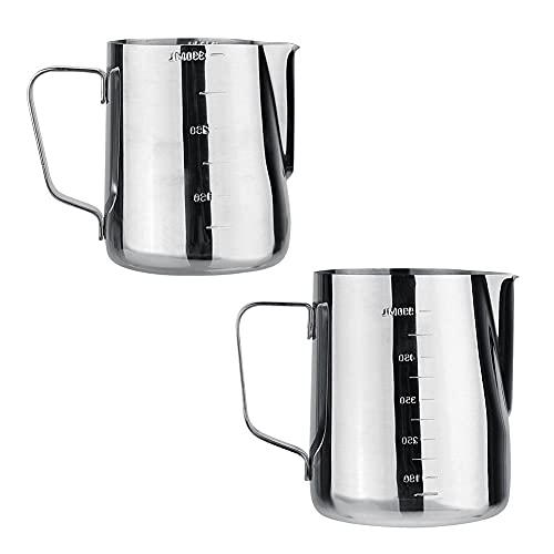 Hervidor de café Hervidor de café con mango Café Art Pot Steel de acero inoxidable Leche de espuma Jarra Jarra de café… - Imagen 4