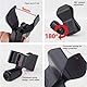 Universal Mikrofonhalter,3 Stück Halterung für Mikrofon-Clip Mikrofonklemme Flexibel Mikrofonklemme Klammer Mikrofonhalter Schwarz Mikrofonklammer für Wireless und Handheld Mikrofon Bühnentreffen