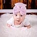 upeilxd Newborn Hospital Hat Infant Baby Hat Caps with Bow Soft Cute Nursery Beanie Hat
