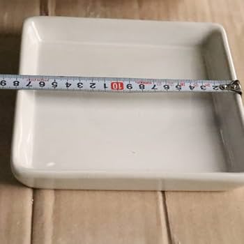 Amazon.co.jp: PURIZA 観葉植物用 陶器鉢ロングスクエア陶器鉢