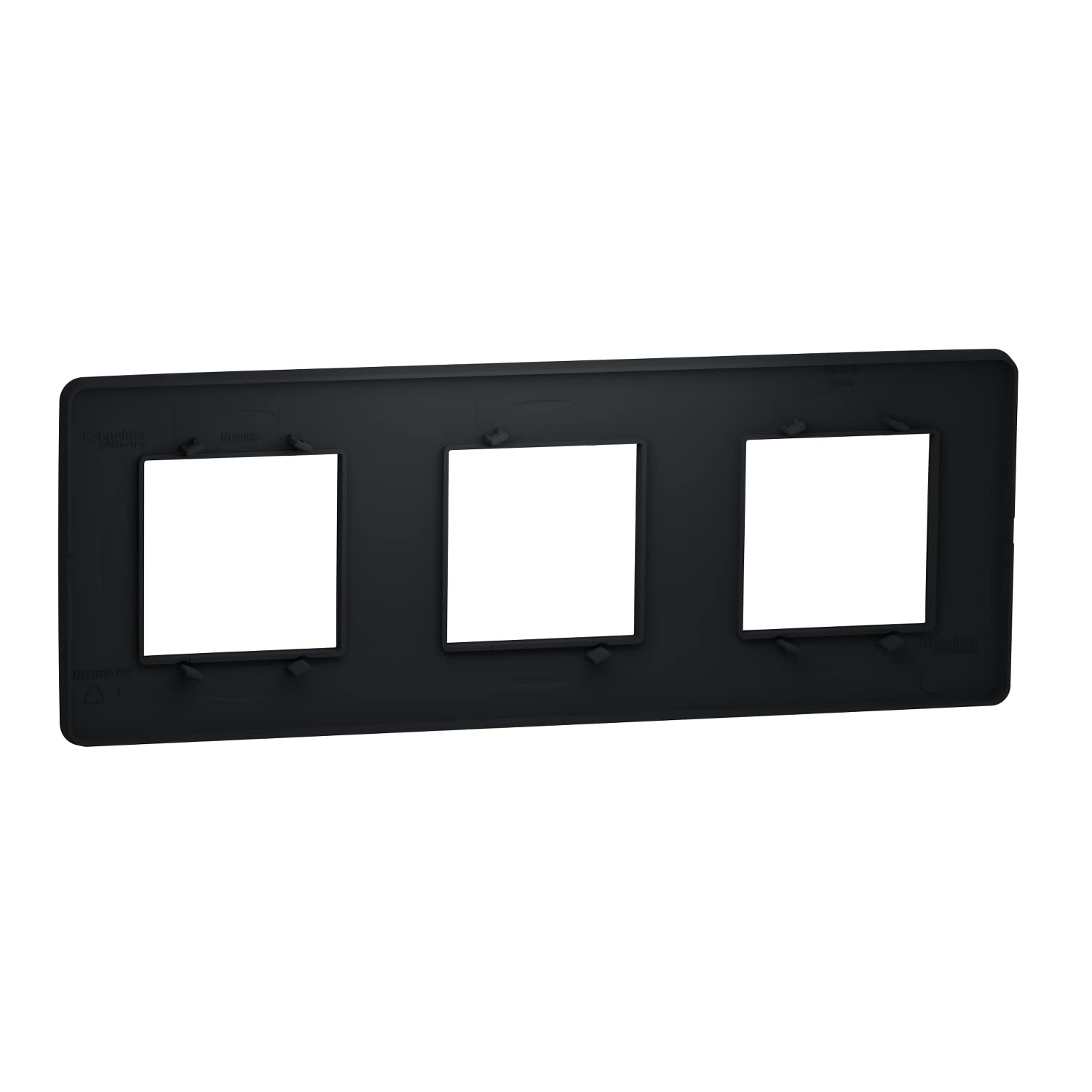 Marco Schneider Electric 4 Elementos - Modelo EPH5800462, Color Ceniza, Para Cuadros Eléctricos