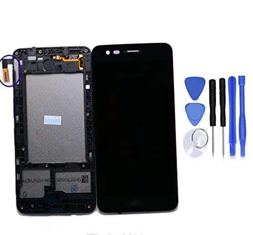 Eaglestar Grade A+ Replacement Pre-Installed Full LCD Assembly Display Screen Touch Digitizer Parts with Frame Housing for LG K4 2017 M150 M160 / LG Fortune M153 Cricket 5''