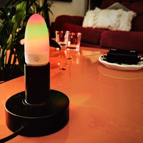 LIFX Color Smart Candle LED Bulb, E26 Base, Wi-Fi RGBW Flame Effect with 26 LED Zones, Dimmable, Flame & Morph Modes, App + Voice Control (Alexa, Google, Siri), 1500K–9000K Tunable White, LFX/ETF by LIFX - Used condition - Image 3