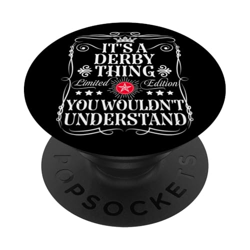 Nombre Derby es una cosa de Derby que no entenderías PopSockets PopGrip Adhesivo