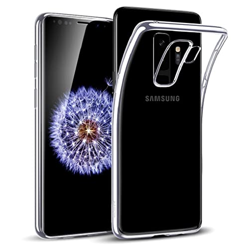 Image of COVERBLACK Rubber Silicone Back Cover for Samsung Galaxy S9 Plus - Transparent