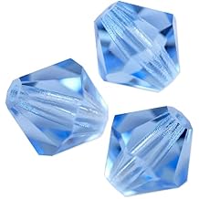 Preciosa Crystal Bicone Bead 6mm Aquamarine Package of 40