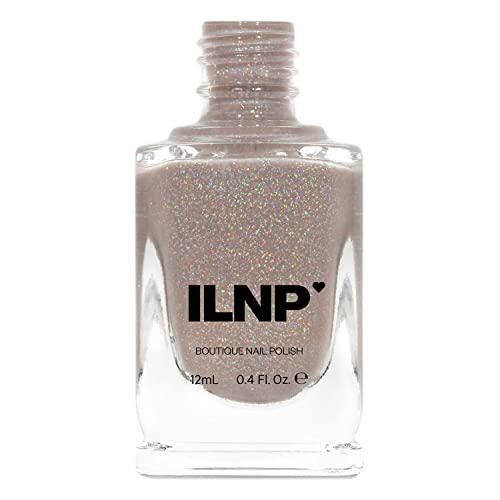 Image of ILNP Manor House - Taupe Holographic Sheer Jelly Nail Polish