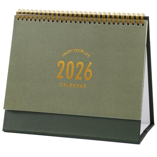 Calendario mensual de escritorio de julio de 2025 a diciembre de 2026 para oficina