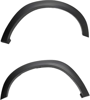 1 Pair Fender Flares Front Left Driver Right Passenger Textured Thermoplastic Bolt-On Style 16587561 1FV89TZZAE Easy installation