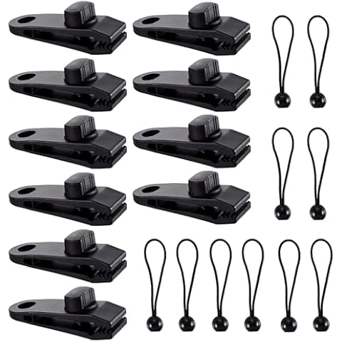 Clip de Bâche CLHXWU 20 Pcs Cover