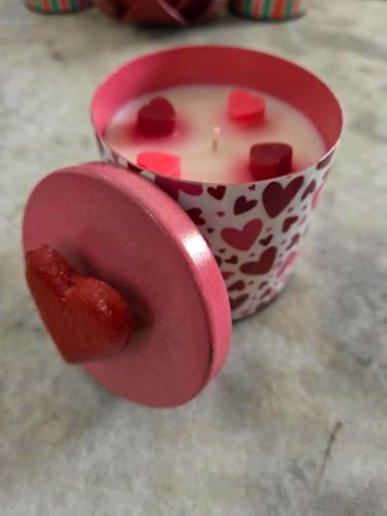 Heart Shaped Decorative Candle for Home Décor, Romantic Gift