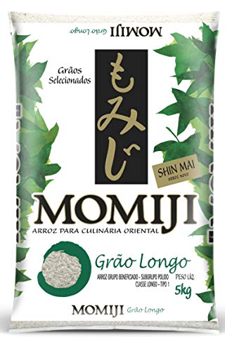 Momiji Arroz Grão Longo Tipo 1, Branco, 5 kg