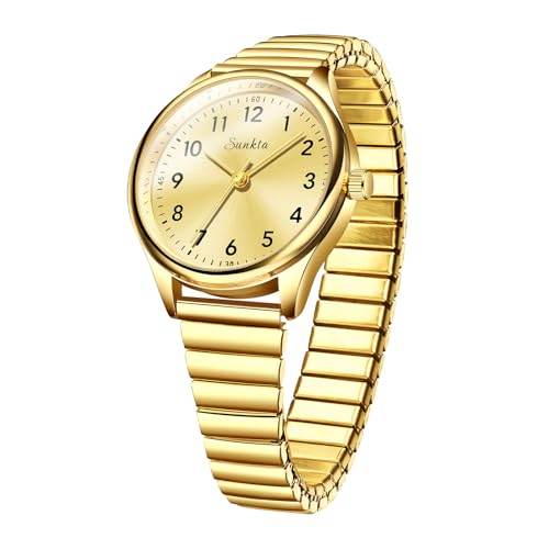Image of LIGE Luxury Watches for Women Easy Reader Analog Ladies Waterproof Quartz Watches with Stainless Steel Case Wrist Watch