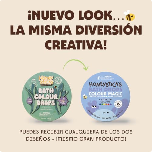 Miniatura 6 de Honeysticks Sales De Baño Naturales Infantiles Ingredientes Naturales Para Tener Los Baños Más Divertidos Sin Fragancia 36 Cápsulas