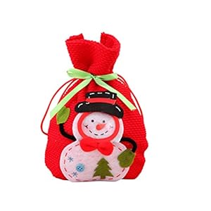 BESTOYARD Kerstmis Snoep Tassen Draagbare Handtas Gift Bag Kerst Party Favor