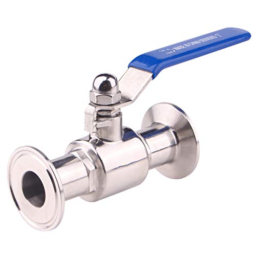 DERNORD 1.5 Tri-Clamp Ball Valve with 1 Tube OD
