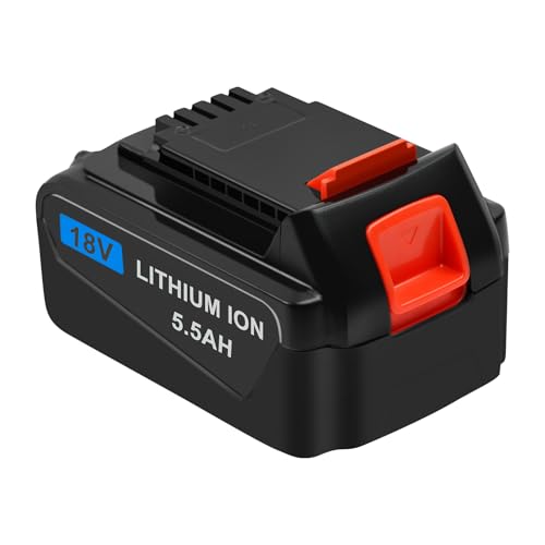 Awekamer 18V 5500Mah Al Litio Sostituzione Batteria Per Black & Decker Bl4018-Xe Bl5018-Xe Bl1518 Bl1318 Bl2018 Bl2018-Xe Lbxr20 Lbxr20B Lbxr20-Ope Lb